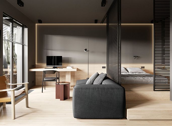 Modern Russian wooden apartments - Interior Design Ideas