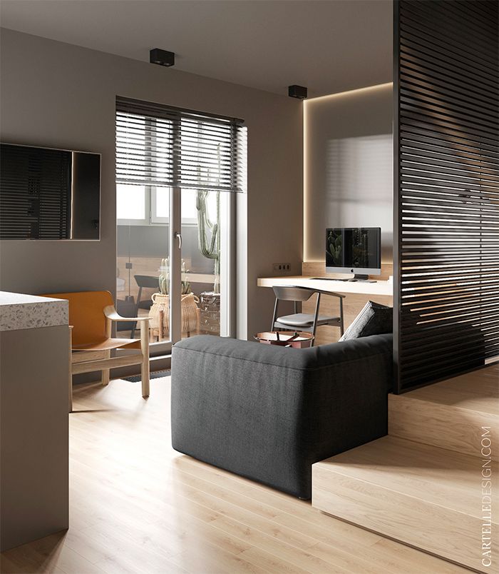 Modern Russian wooden apartments - Interior Design Ideas