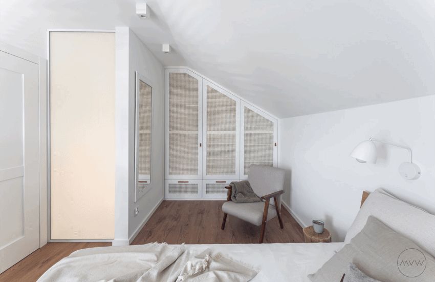 The house is pure white - Interior Design Ideas