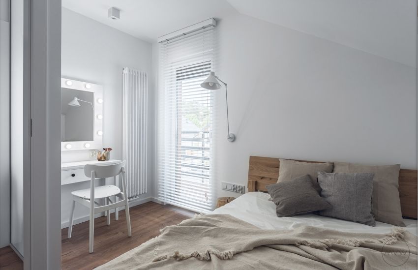 The house is pure white - Interior Design Ideas