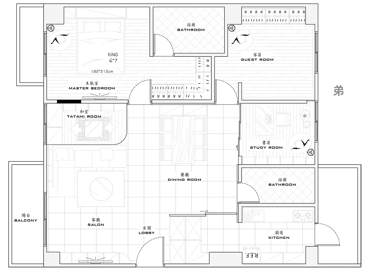 Black and white modern style house - Interior Design Ideas