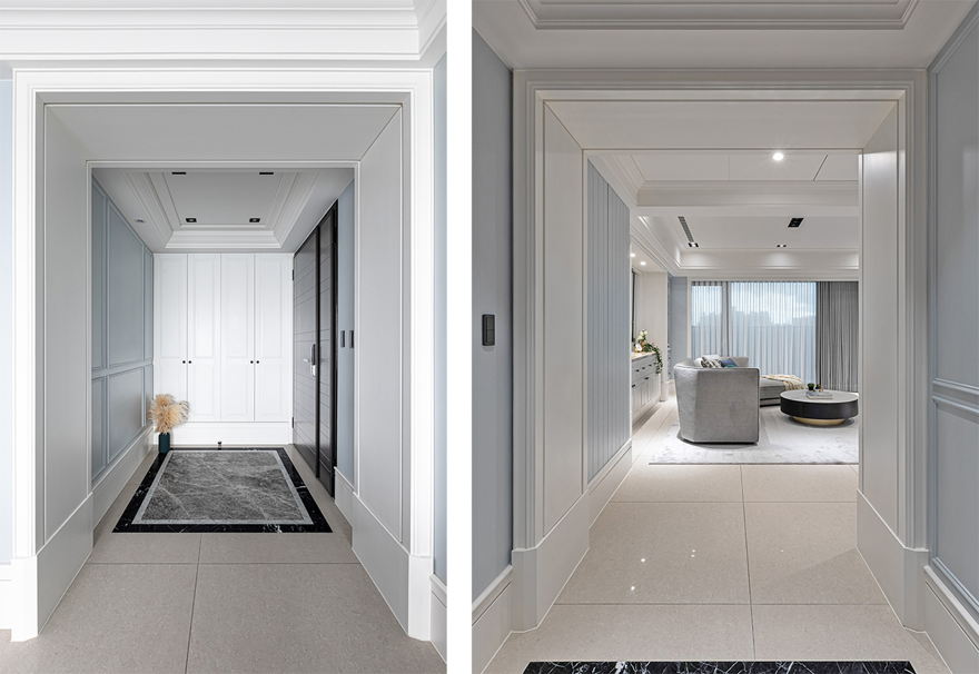 American neoclassical apartment of 100 square meters - Interior Design Ideas