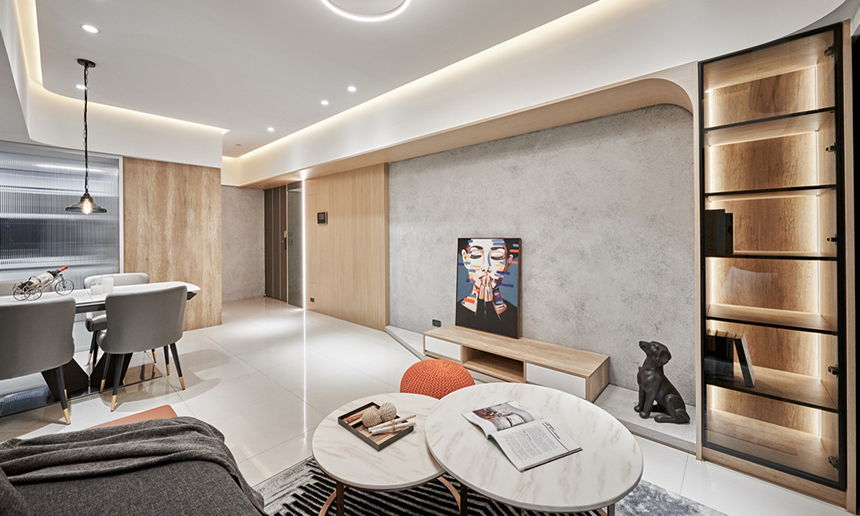 Connecting husband and wife's hearts by light - Interior Design Ideas