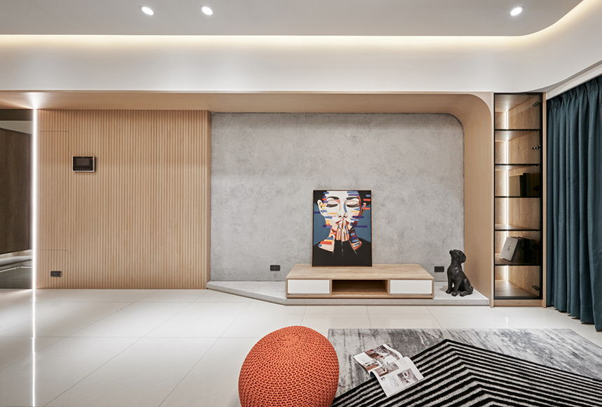 Connecting husband and wife's hearts by light - Interior Design Ideas