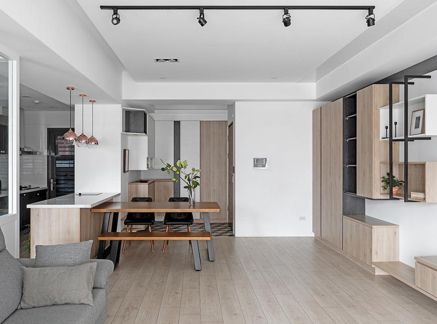 Nordic style apartment design 3 bedrooms - Interior Design Ideas