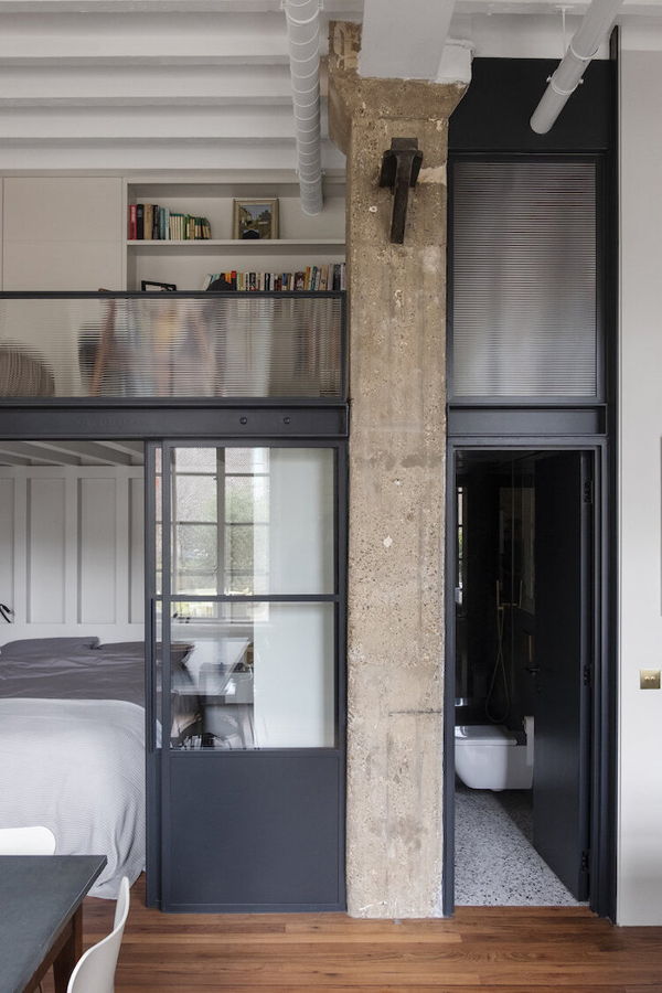 Renovated apartment arc by the River Thames! London Loft Wind Brick House - Interior Design Ideas